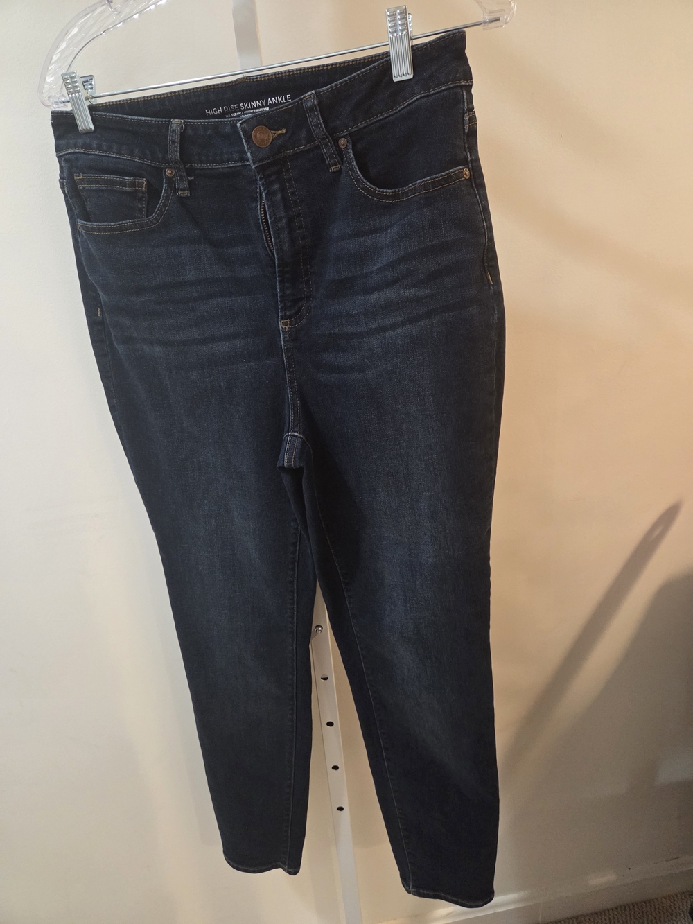 Chico's Dark Wash High Rise Skinny Ankle Jeans